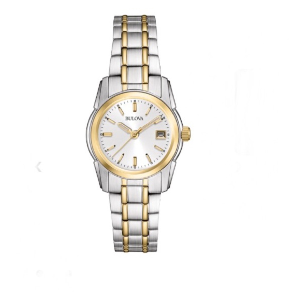 NWT Bulova Classic stainless steel two-tone watch